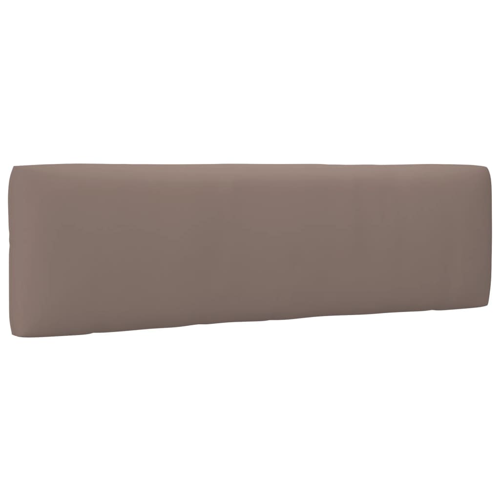 vidaXL Outdoor-Mittelsofa Paletten Imprägniertes Kiefernholz Grau