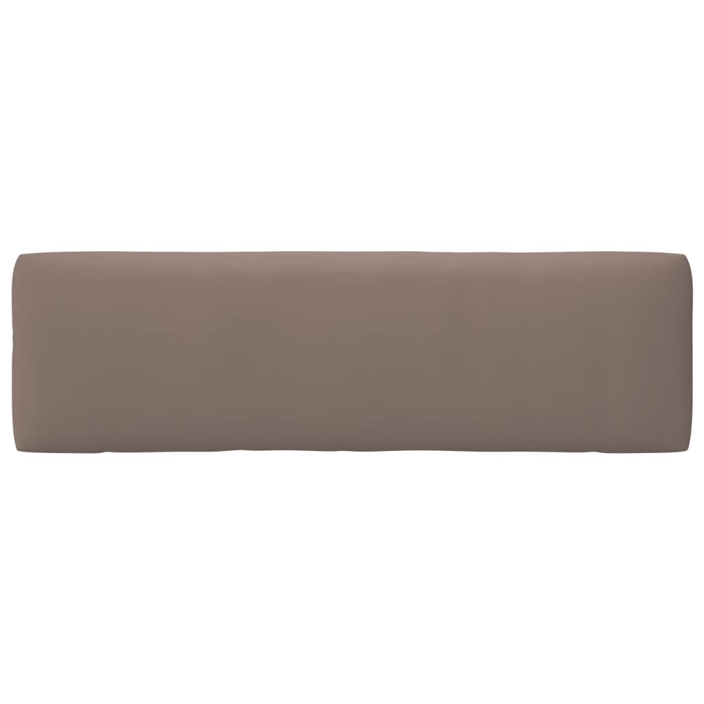 vidaXL Outdoor-Mittelsofa Paletten Imprägniertes Kiefernholz Grau
