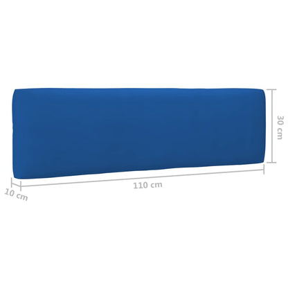 vidaXL Outdoor-Mittelsofa Paletten Imprägniertes Kiefernholz Grau