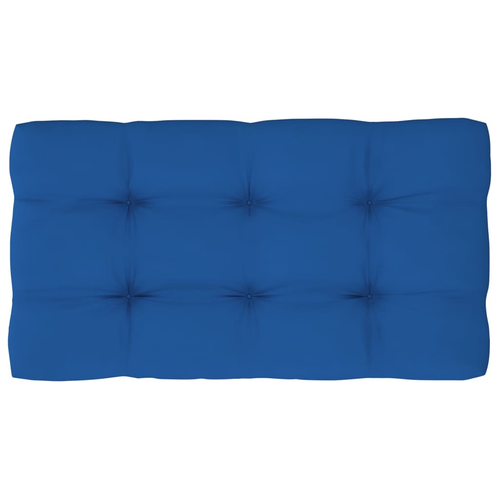 vidaXL Outdoor-Mittelsofa Paletten Imprägniertes Kiefernholz Grau