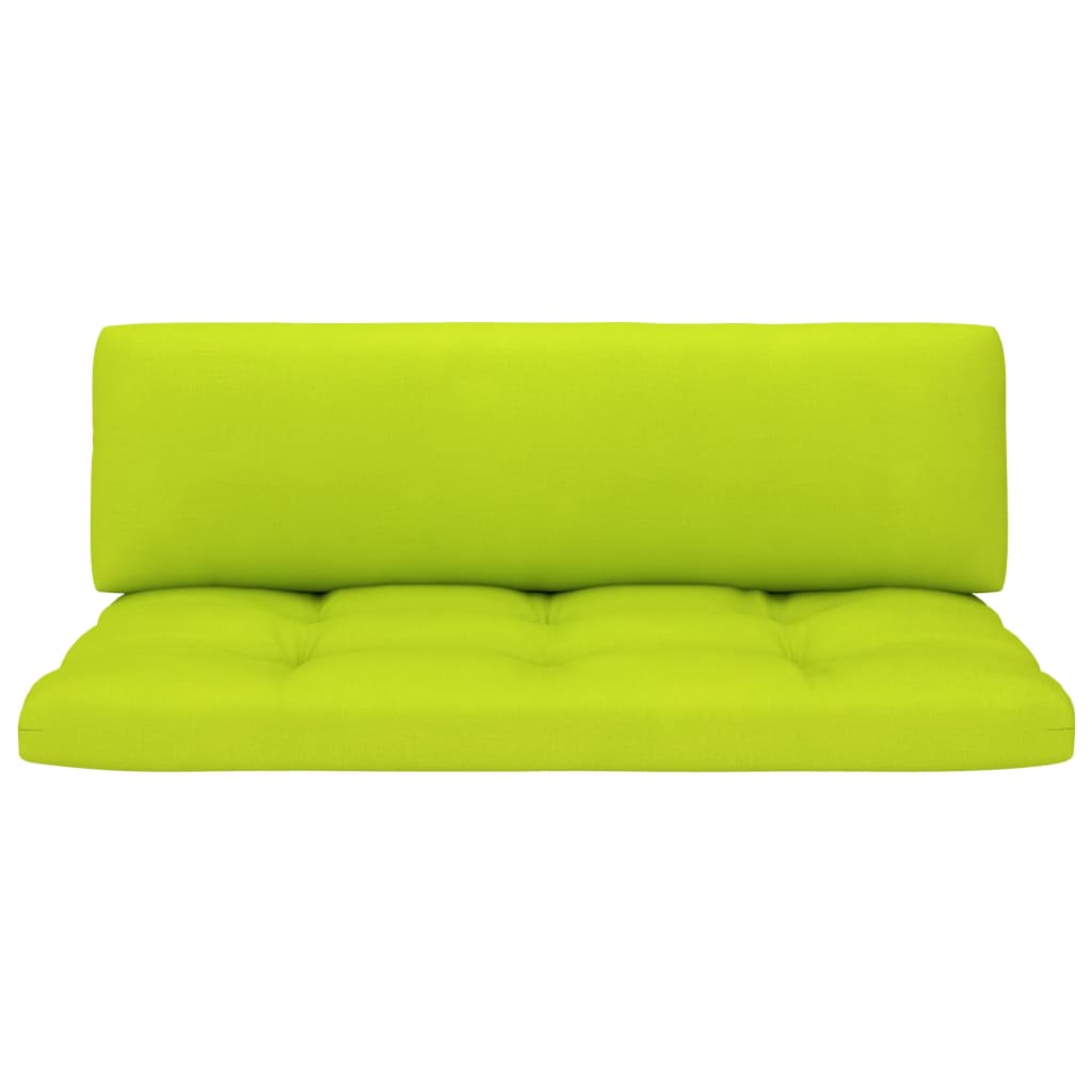 vidaXL Outdoor-Mittelsofa Paletten Imprägniertes Kiefernholz Grau