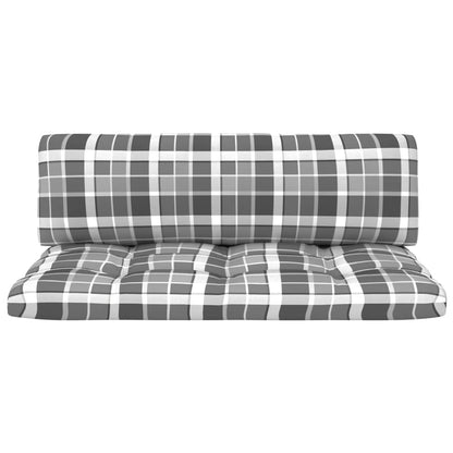 vidaXL Canapé central d'extérieur de palette Pin imprégné Gris