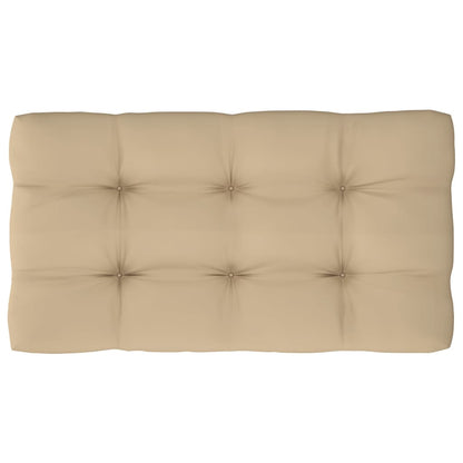 vidaXL Outdoor-Mittelsofa Paletten Kiefernholz Imprägniert Weiß