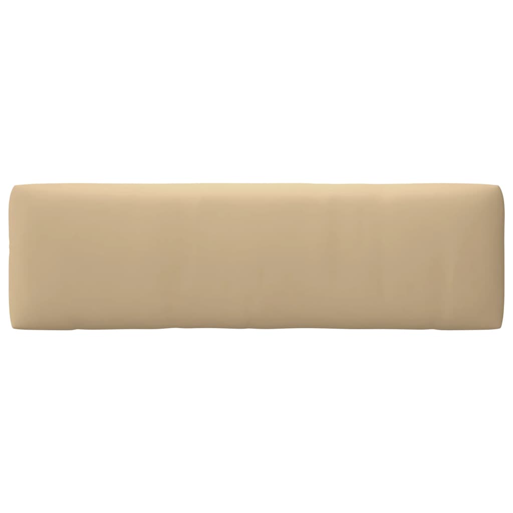 vidaXL Outdoor-Mittelsofa Paletten Kiefernholz Imprägniert Weiß