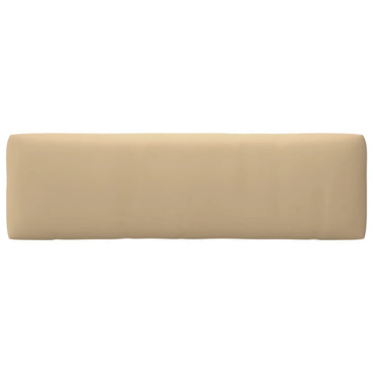 vidaXL Outdoor-Mittelsofa Paletten Kiefernholz Imprägniert Weiß