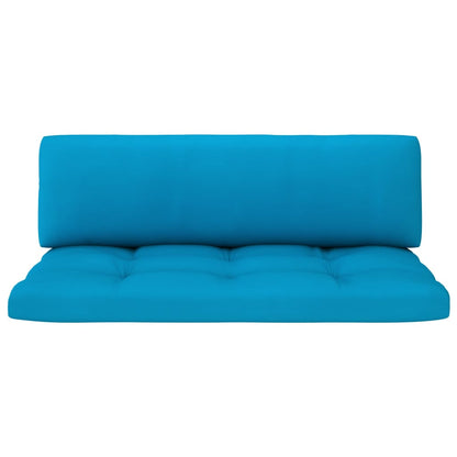 vidaXL Outdoor-Mittelsofa Paletten Kiefernholz Imprägniert Weiß