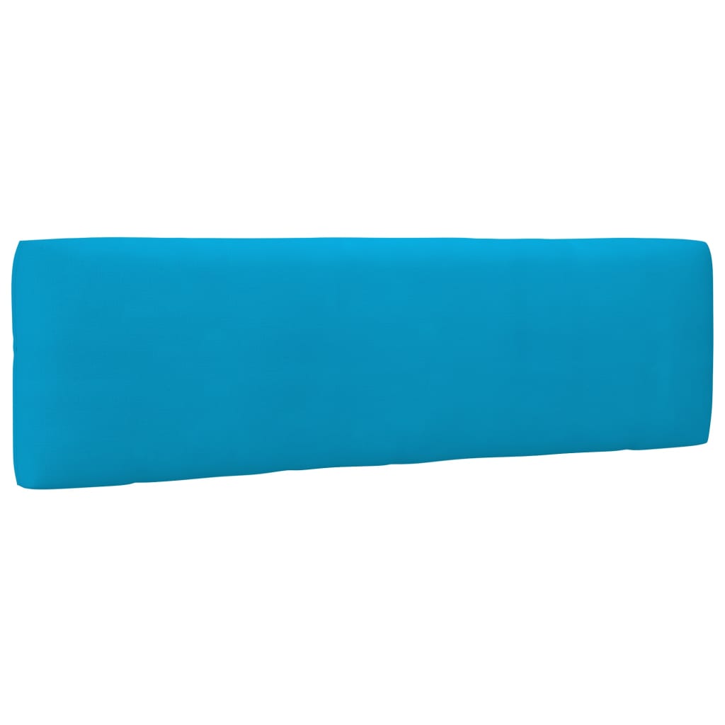 vidaXL Outdoor-Mittelsofa Paletten Kiefernholz Imprägniert Weiß
