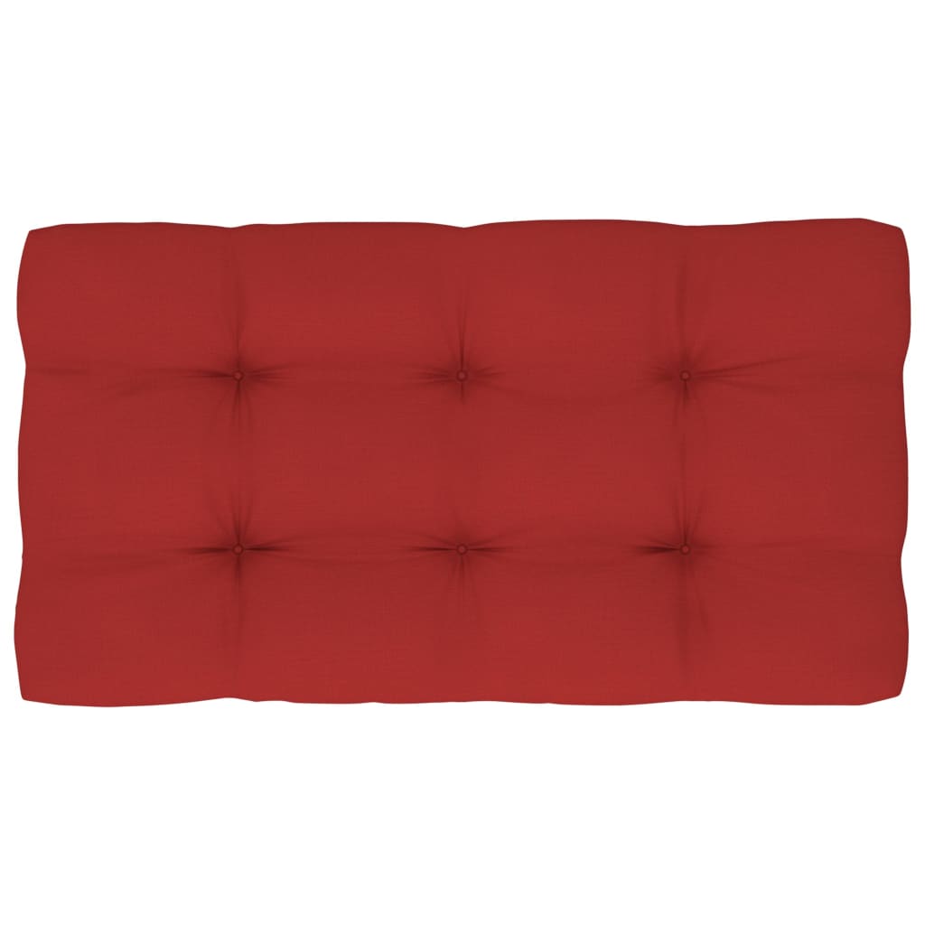 vidaXL Outdoor-Mittelsofa Paletten Kiefernholz Imprägniert Weiß