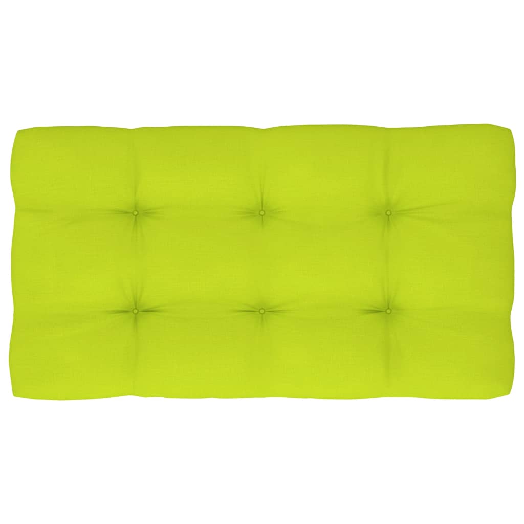 vidaXL Outdoor-Mittelsofa Paletten Kiefernholz Imprägniert Weiß