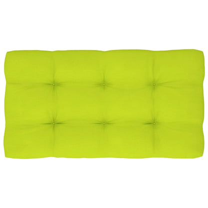 vidaXL Outdoor-Mittelsofa Paletten Kiefernholz Imprägniert Weiß