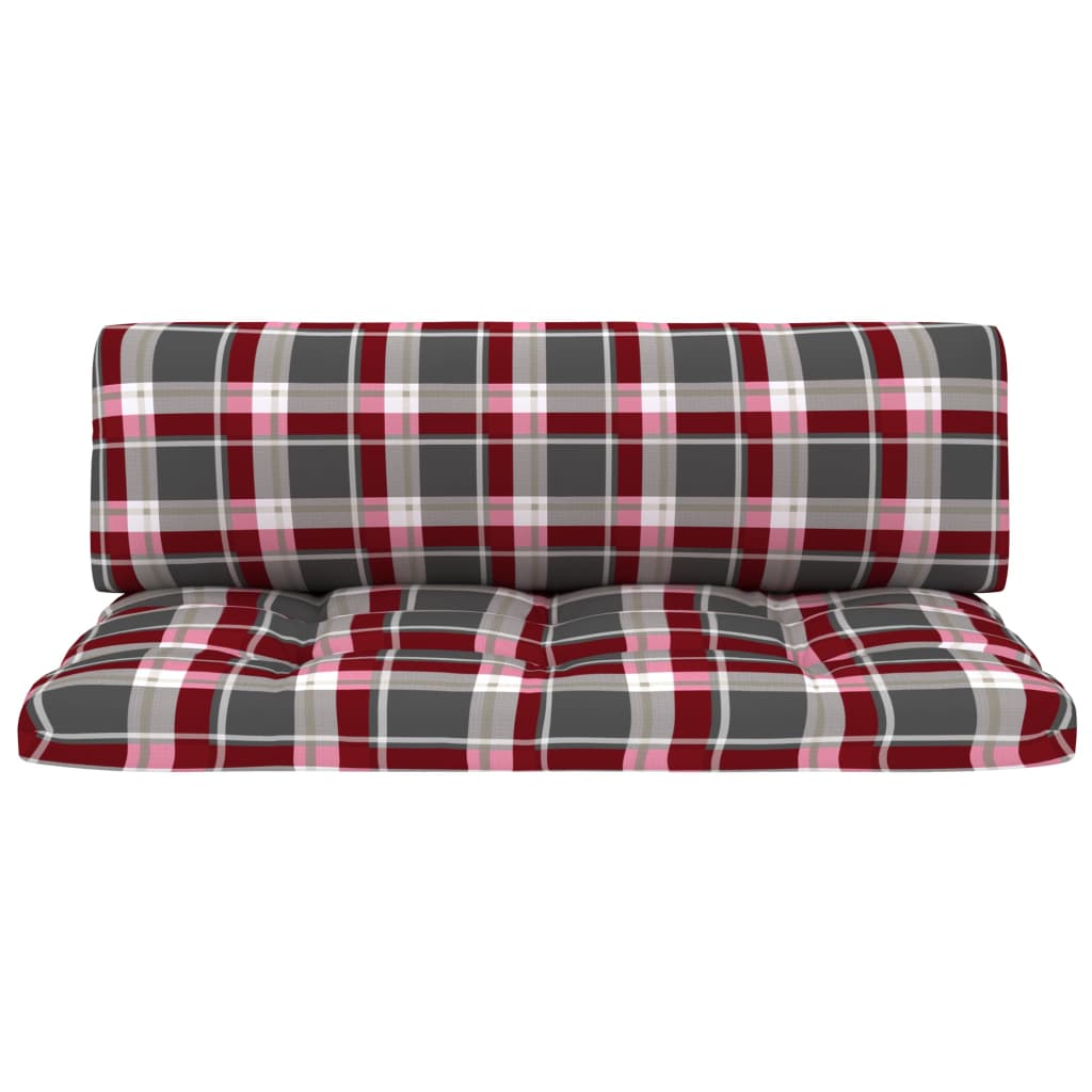 vidaXL Outdoor-Mittelsofa Paletten Kiefernholz Imprägniert Weiß