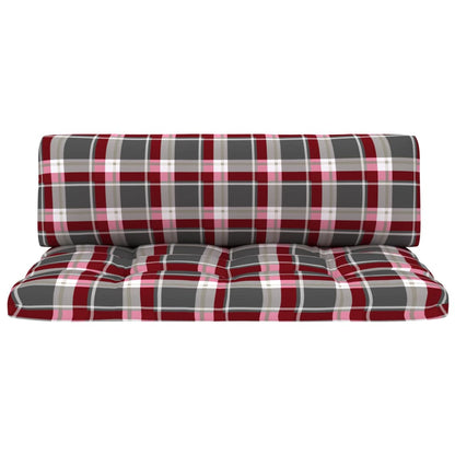vidaXL Outdoor-Mittelsofa Paletten Kiefernholz Imprägniert Weiß