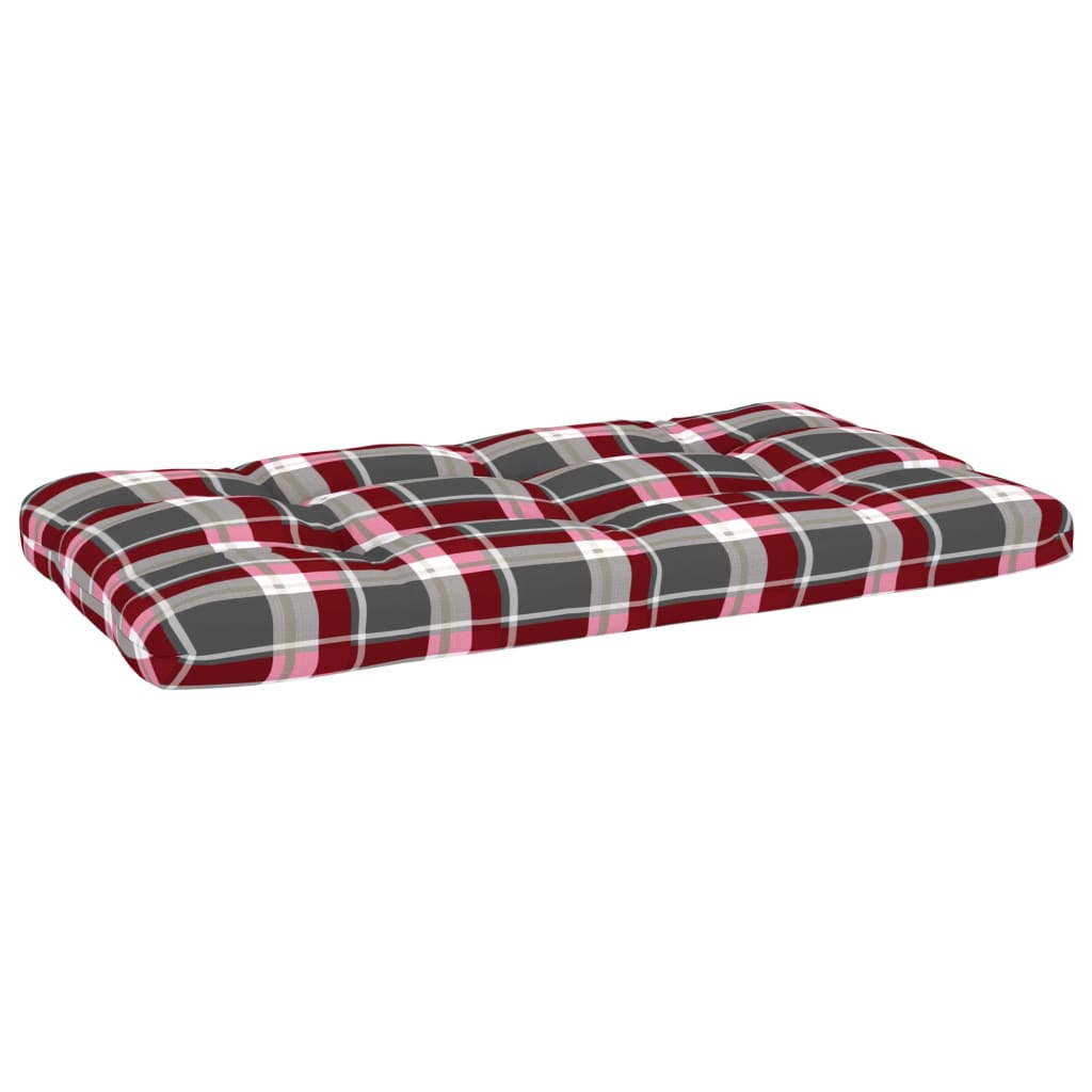vidaXL Outdoor-Mittelsofa Paletten Kiefernholz Imprägniert Weiß