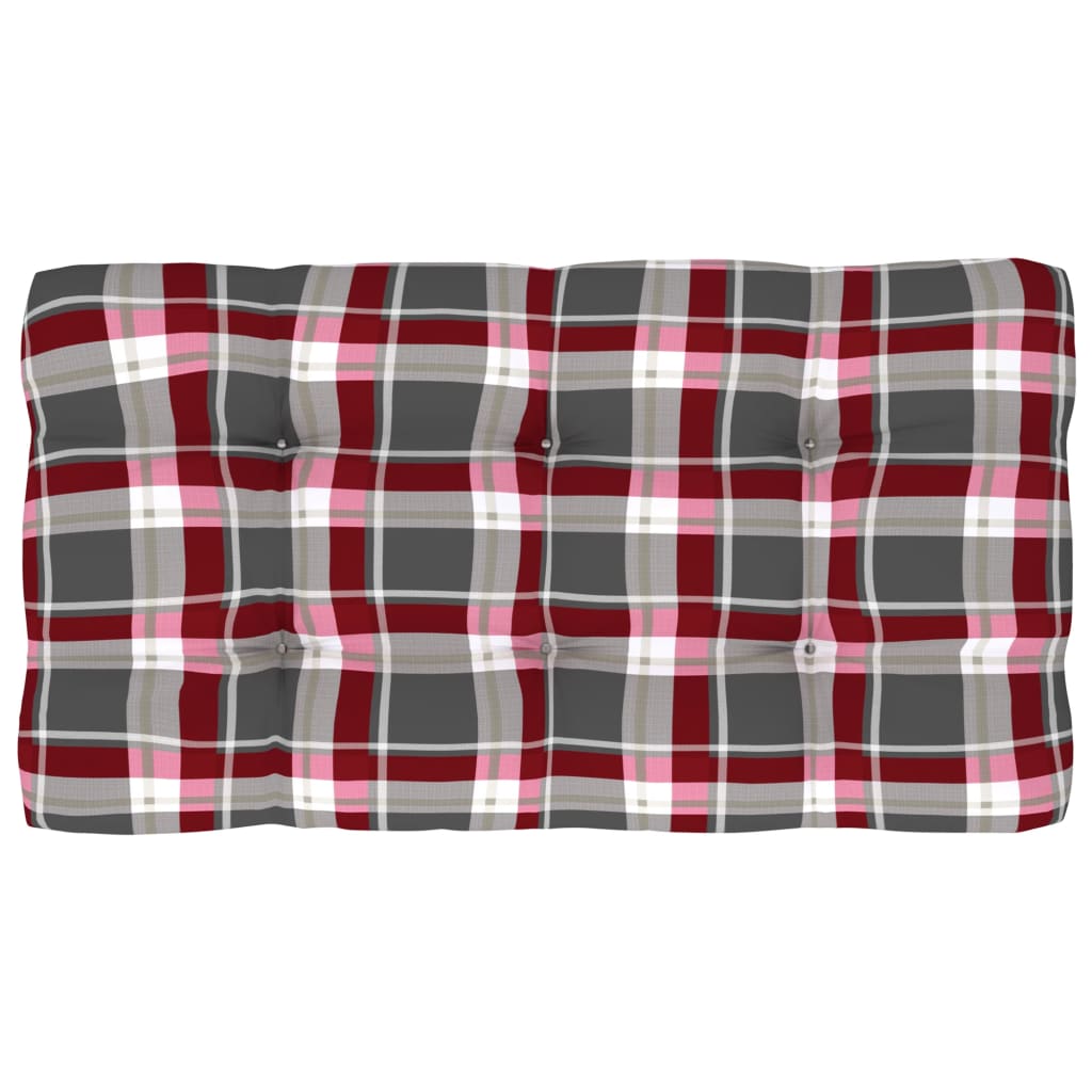 vidaXL Outdoor-Mittelsofa Paletten Kiefernholz Imprägniert Weiß