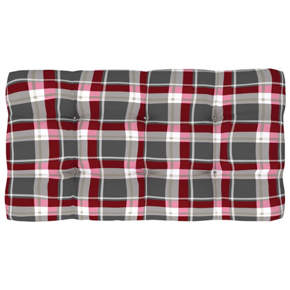 vidaXL Outdoor-Mittelsofa Paletten Kiefernholz Imprägniert Weiß