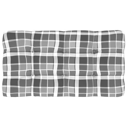 vidaXL Outdoor-Mittelsofa Paletten Kiefernholz Imprägniert Weiß