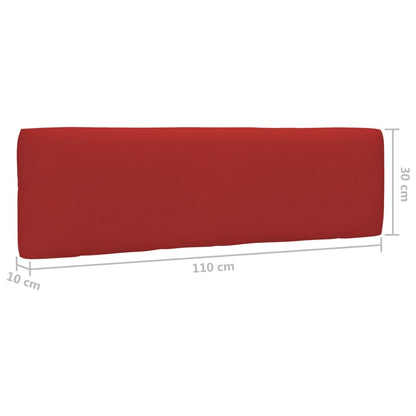 vidaXL Canapé central de jardin palettes bois de pin imprégné marron miel