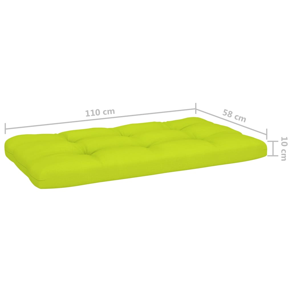 vidaXL Garten-Mittelsofa Paletten Honigbraun Imprägniertes Kiefernholz