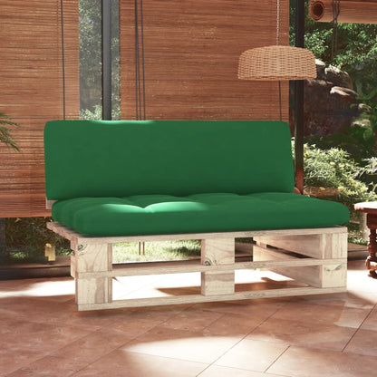 vidaXL Canapé d'angle extérieur palettes Pin imprégné