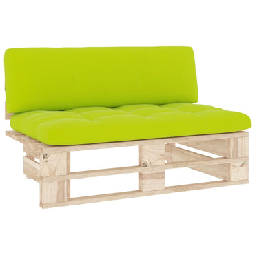 vidaXL Canapé central d'extérieur de palette Pin imprégné