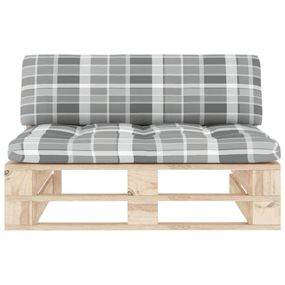 vidaXL Canapé d'angle de jardin en bois de pin imprégné