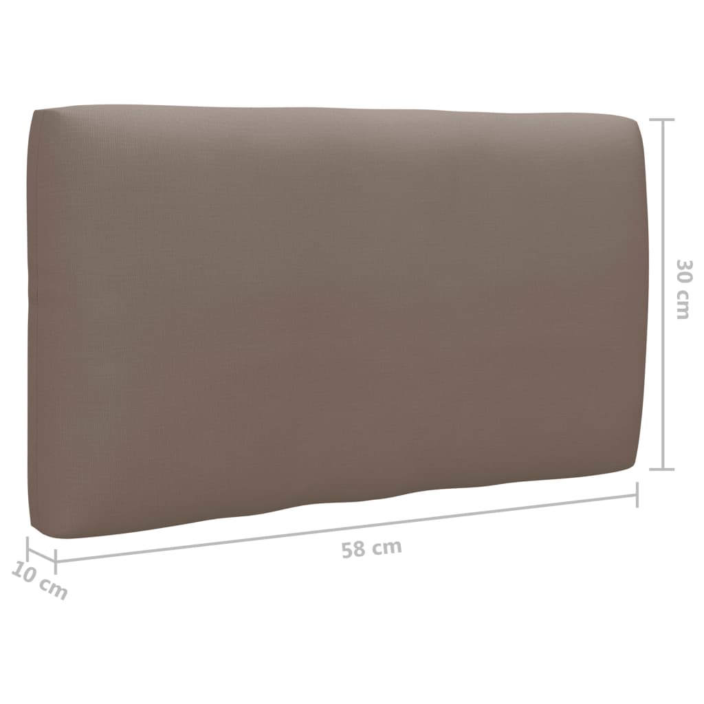 vidaXL Outdoor-Ecksofa Paletten Kiefernholz Imprägniert Weiß