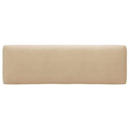 vidaXL Garten-Ecksofa aus Paletten Schwarz Imprägniertes Kiefernholz
