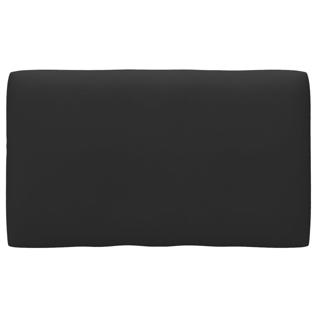 vidaXL Garten-Ecksofa aus Paletten Schwarz Imprägniertes Kiefernholz