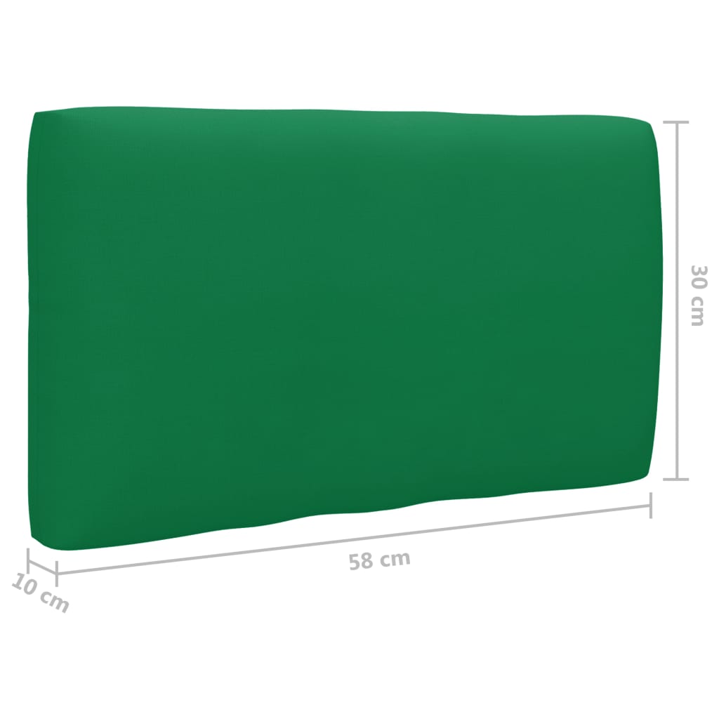 vidaXL 2-Sitzer-Palettensofa mit Kissen Grau Imprägniertes Kiefernholz