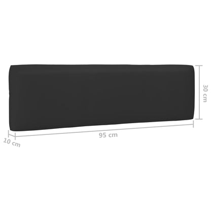 vidaXL 2-Sitzer-Palettensofa Weiß Imprägniertes Kiefernholz