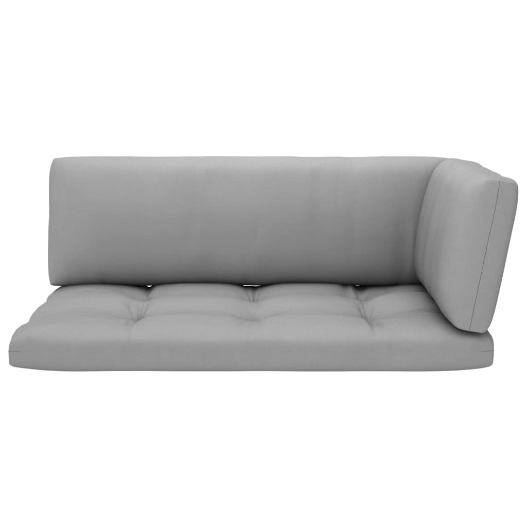 vidaXL 2-Sitzer-Palettensofa Schwarz Imprägniertes Kiefernholz