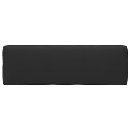 vidaXL 2-Sitzer-Palettensofa Schwarz Imprägniertes Kiefernholz