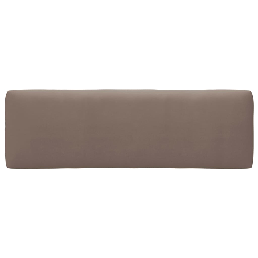 vidaXL 2-Sitzer-Palettensofa Schwarz Imprägniertes Kiefernholz