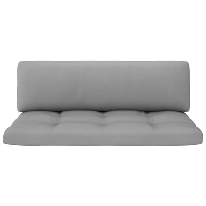 vidaXL 4-tlg. Paletten-Lounge-Set Schwarz Imprägniertes Kiefernholz