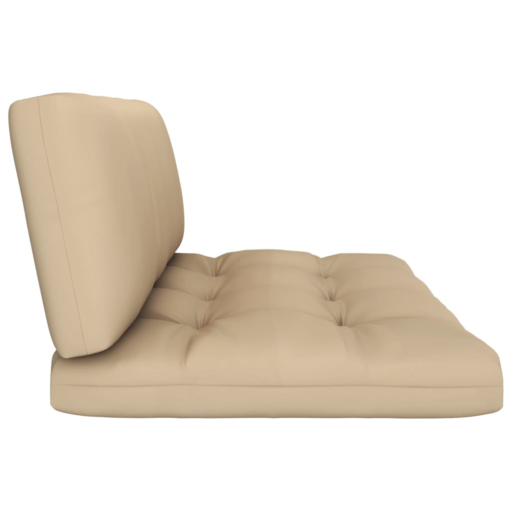 vidaXL 4-tlg. Paletten-Lounge-Set Schwarz Imprägniertes Kiefernholz
