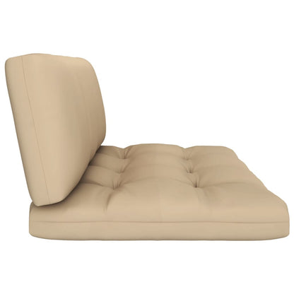 vidaXL 4-tlg. Paletten-Lounge-Set Schwarz Imprägniertes Kiefernholz