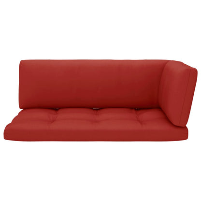 vidaXL 4-tlg. Paletten-Lounge-Set Schwarz Imprägniertes Kiefernholz