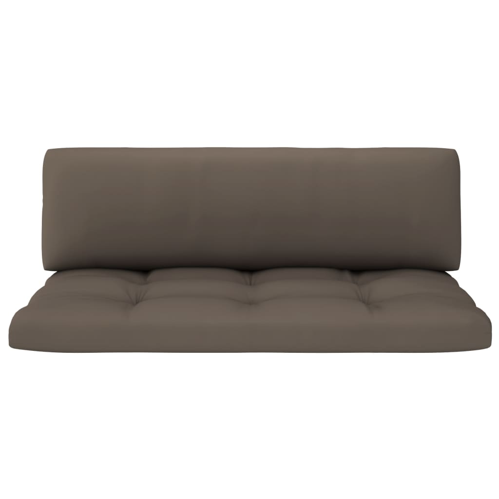 vidaXL 4-tlg. Paletten-Lounge-Set Schwarz Imprägniertes Kiefernholz