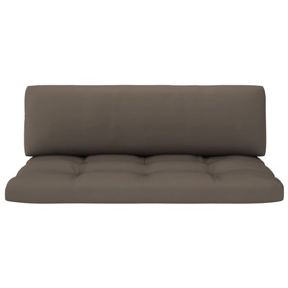 vidaXL 4-tlg. Paletten-Lounge-Set Schwarz Imprägniertes Kiefernholz