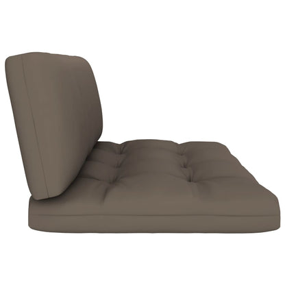 vidaXL 4-tlg. Paletten-Lounge-Set Schwarz Imprägniertes Kiefernholz