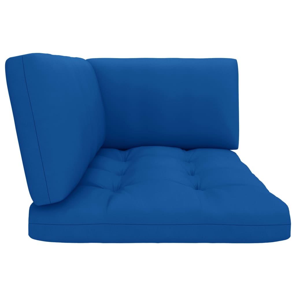vidaXL 4-tlg. Paletten-Lounge-Set Schwarz Imprägniertes Kiefernholz