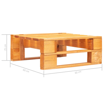 vidaXL 4-tlg. Paletten-Lounge-Set Honigbraun Imprägniertes Kiefernholz