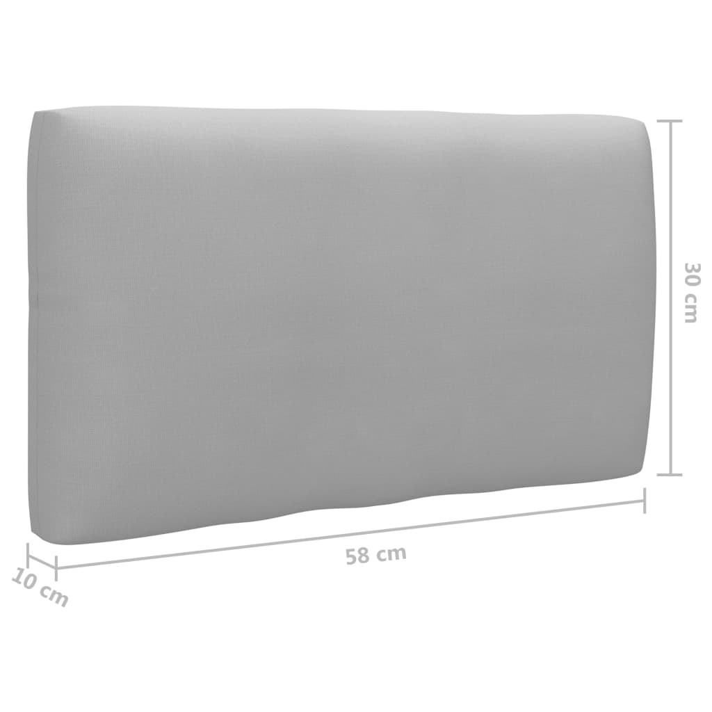 vidaXL 4-tlg. Paletten-Lounge-Set mit Kissen Imprägniertes Kiefernholz