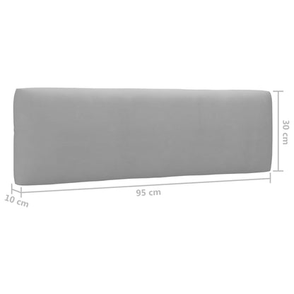 vidaXL 4-tlg. Paletten-Lounge-Set mit Kissen Imprägniertes Kiefernholz
