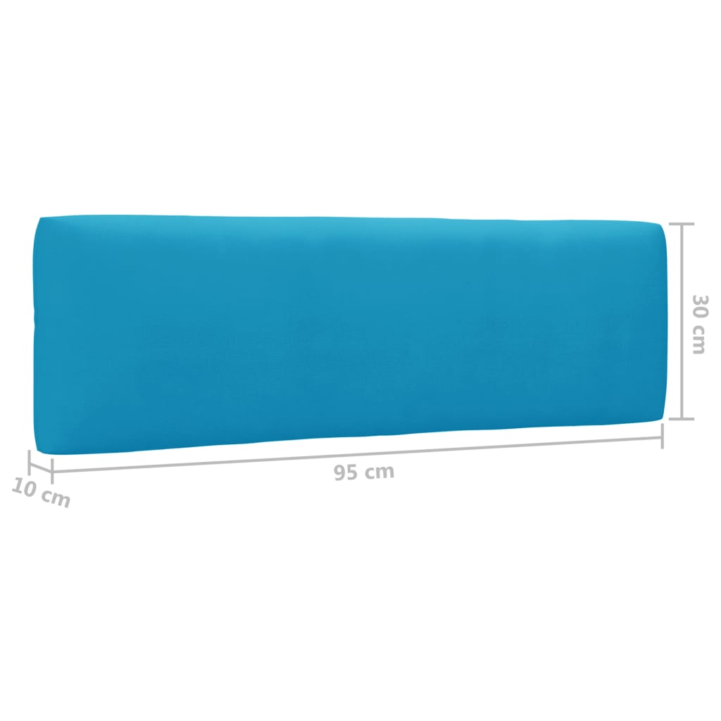 vidaXL 4-tlg. Paletten-Lounge-Set mit Kissen Imprägniertes Kiefernholz