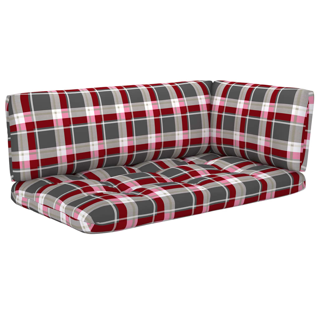 vidaXL 4-tlg. Paletten-Lounge-Set mit Kissen Imprägniertes Kiefernholz
