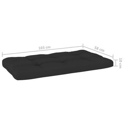 vidaXL 4-tlg. Paletten-Lounge-Set Weiß Imprägniertes Kiefernholz