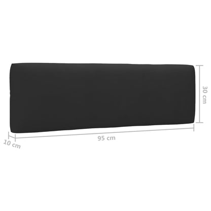 vidaXL 4-tlg. Paletten-Lounge-Set Weiß Imprägniertes Kiefernholz