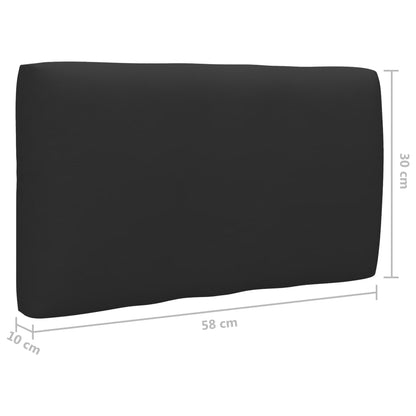 vidaXL 4-tlg. Paletten-Lounge-Set Weiß Imprägniertes Kiefernholz
