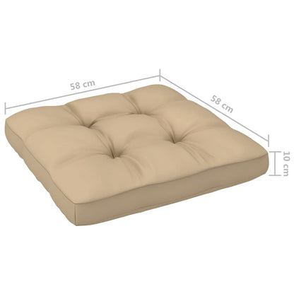 vidaXL 4-tlg. Paletten-Lounge-Set mit Kissen Imprägniertes Kiefernholz